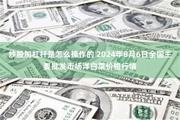 炒股加杠杆是怎么操作的 2024年8月6日全国主要批发市场洋白菜价格行情