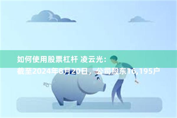 如何使用股票杠杆 凌云光：
截至2024年8月20日，公司股东16,195户