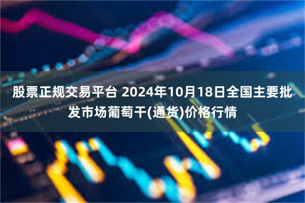 股票正规交易平台 2024年10月18日全国主要批发市场葡萄干(通货)价格行情